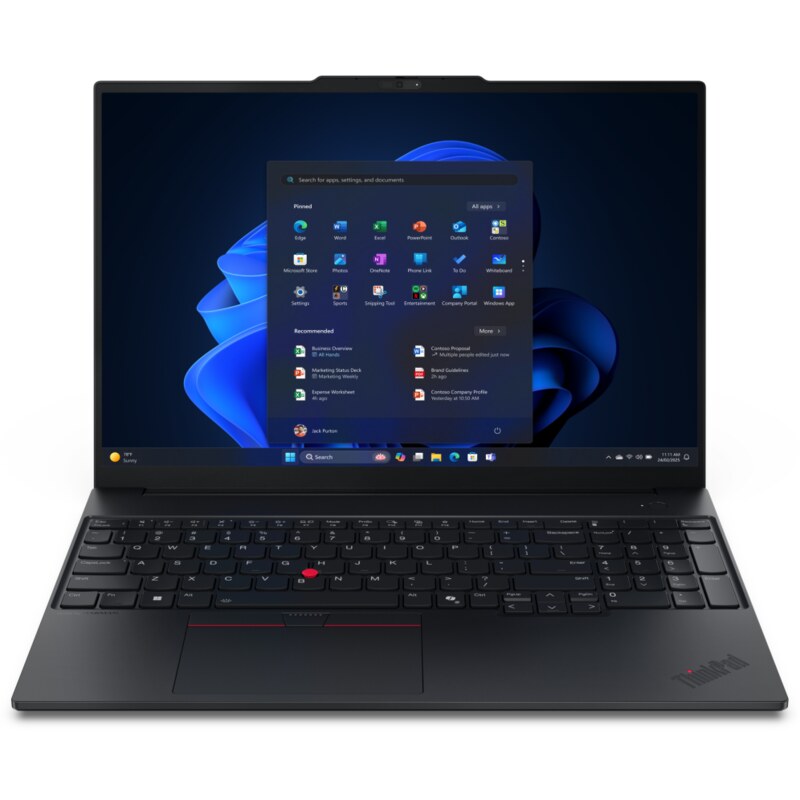 Lenovo ThinkPad E16 Gen 3 (Intel) Copilot+ PC Intel Core Ultra 5 226V Portátil 40,6 cm (16") WUXGA 16 GB LPDDR5x-SDRAM 512 GB SS
