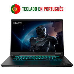 GIGABYTE GAMING A16 3VHK3PT864SD ordenador portatil AMD Ryzen™ 7 260 Portátil 40,6 cm (16") WUXGA 32 GB DDR5-SDRAM 1 TB SSD NVID