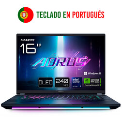 GIGABYTE AORUS MASTER 16 BZHC6PTE64SP ordenador portatil Intel Core Ultra 9 275HX Portátil 40,6 cm (16") WQXGA 32 GB DDR5-SDRAM