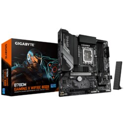 GIGABYTE B760M GAMING X WIFI6E GEN5 Placa Base – Compatible con procesadores Intel Core 14ª generaci