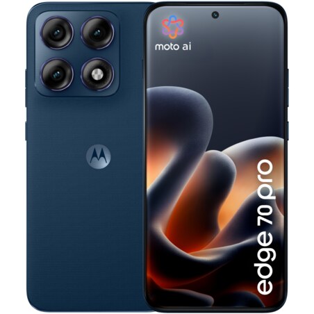 Motorola edge 70 pro 17,2 cm (6.78") SIM doble Android 16.0 5G USB Tipo C 12 GB 512 GB 6500 mAh Azul oscuro