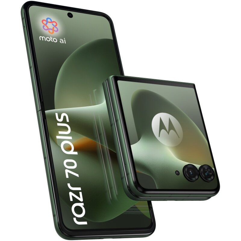 Motorola razr 70 plus 17,5 cm (6.9") SIM doble Android 16.0 5G USB Tipo C 12 GB 512 GB 4500 mAh Verde oscuro