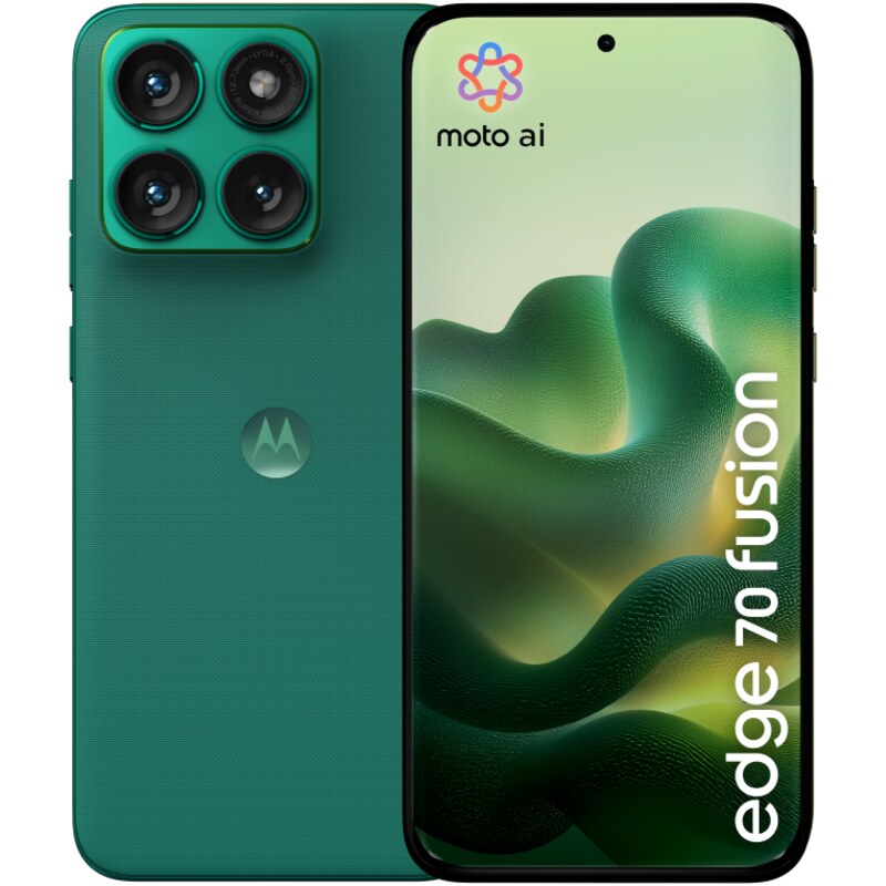 Motorola edge 70 fusion 17,2 cm (6.78") SIM doble Android 16.0 5G USB Tipo C 8 GB 256 GB 7000 mAh Verde