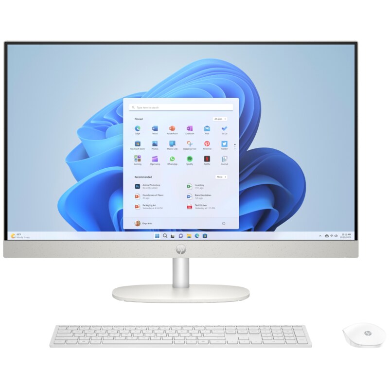 HP 27 inch All-in-One 27-cr0128ns PC Intel® Core™ i5 i5-1335U 68,6 cm (27") 1920 x 1080 Pixeles 16 GB DDR4-SDRAM 512 GB SSD Wind