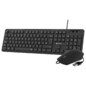 SUBBLIM Teclado Ergonómico y ratón Combo Business Slim Silencioso con cable USB