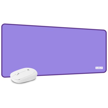 SUBBLIM Alfombrilla con Ratón Harmony Pack Mousepad XL + Wireless Mouse Purple