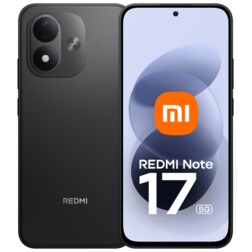 Xiaomi Redmi Note 17 5G 17,8 cm (6.99") SIM doble USB Tipo C 6 GB 256 GB 7700 mAh Negro
