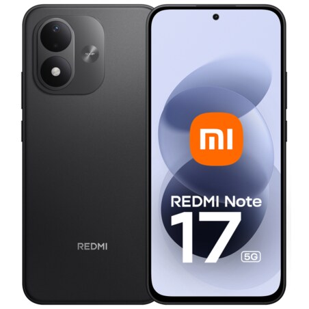 Xiaomi Redmi Note 17 5G 17,8 cm (6.99") SIM doble USB Tipo C 6 GB 256 GB 7700 mAh Negro