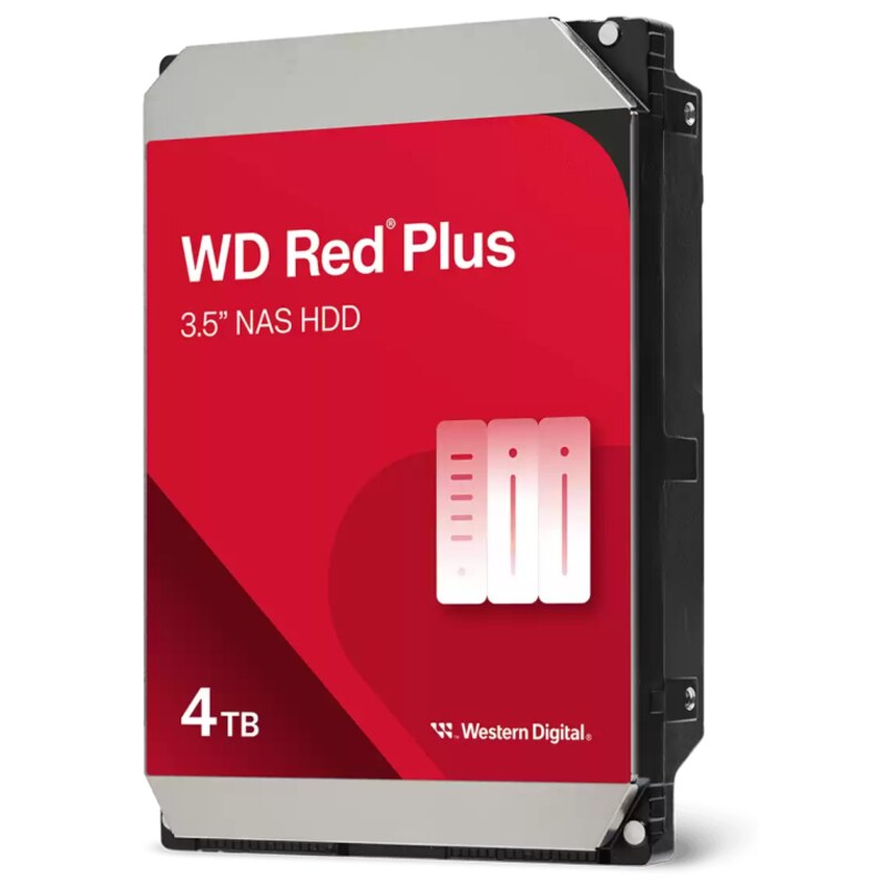 Western Digital Red Plus WD40EFZZ disco duro interno 4 TB 5400 RPM 128 MB 3.5" Serial ATA III