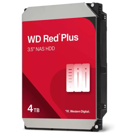 Western Digital Red Plus WD40EFZZ disco duro interno 4 TB 5400 RPM 128 MB 3.5" Serial ATA III