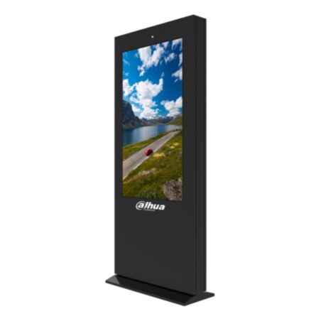 Dahua Technology LDV55-EAO400L Diseño de tótem 139,7 cm (55") LCD 2500 cd / m² 4K Ultra HD Negro Procesador incorporado Android 