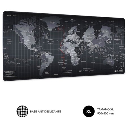 SUBBLIM Alfombrilla Ratón World XL Mouse Pad