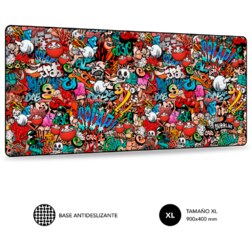 SUBBLIM Alfombrilla Ratón Graffiti XL Mouse Pad
