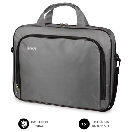 SUBBLIM SUB-LB-1OLB051 maletines para portátil 40,6 cm (16") Maletín Toploader Gris