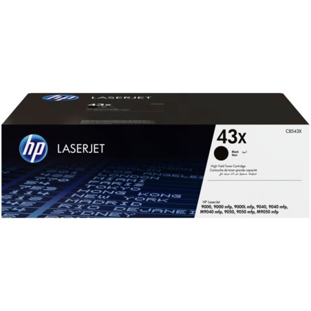HP Cartucho original de tóner negro de alto rendimiento 43X LaserJet