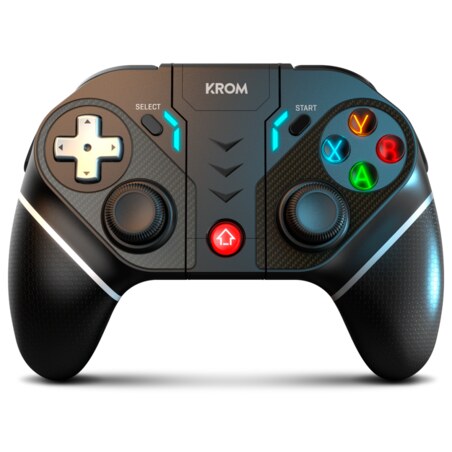 Krom KEXAL Negro, Rojo, Blanco Bluetooth/USB Gamepad Analógico/Digital Android, Nintendo Switch, PC, iOS