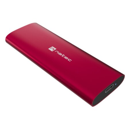 NATEC RHINO M.2 NVME LITE Caja externa para unidad de estado sólido (SSD) Rojo