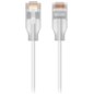 Ubiquiti UACC-Cable-Patch-EL-2M-W cable de red Translúcido, Blanco Cat6 Alrededor