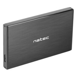 NATEC NKZ-0941 caja para disco duro externo Carcasa de disco duro/SSD Negro 2.5"