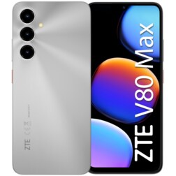 ZTE V80 Max 17,5 cm (6.9") Ranura híbrida Dual SIM Android 16.0 4G USB Tipo C 12 GB 128 GB 6000 mAh Plata
