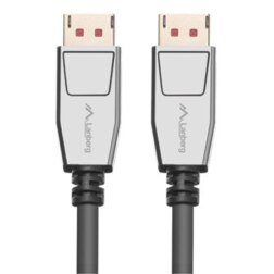 Lanberg CA-DPDP-20CU-0018-BK cable DisplayPort 1,8 m Negro, Plata