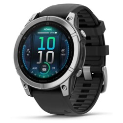 Garmin Fenix E 3,3 cm (1.3") AMOLED 47 mm Digital 416 x 416 Pixeles Pantalla táctil Acero inoxidable Wifi GPS (satélite)