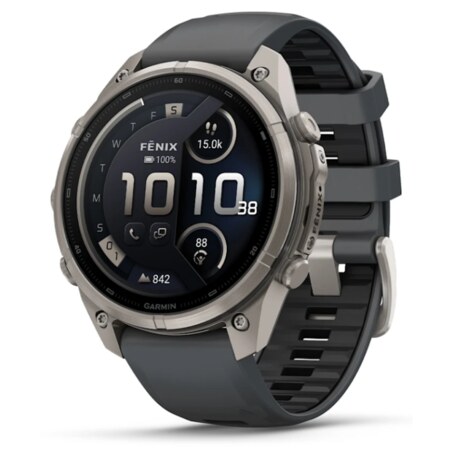 Garmin fenix 9 Pro 3,56 cm (1.4") AMOLED 47 mm Digital 454 x 454 Pixeles Pantalla táctil 4G Titanio Wifi GPS (satélite)