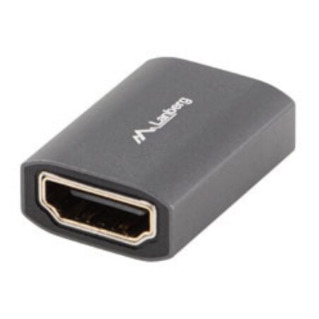 Lanberg AD-HDMI-02 cambiador de género para cable HDMI-A female 2.1 Plata