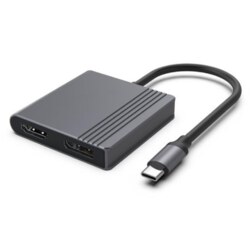 Gembird A-CM-HDMIFDPF-01 hub de interfaz USB Tipo C Gris