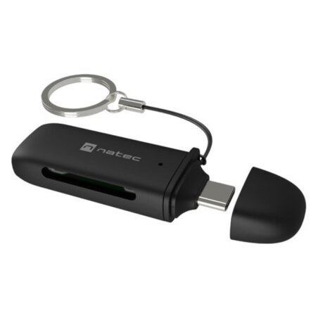 NATEC SCARAB C lector de tarjeta USB 3.2 Gen 1 (3.1 Gen 1) Type-C Negro