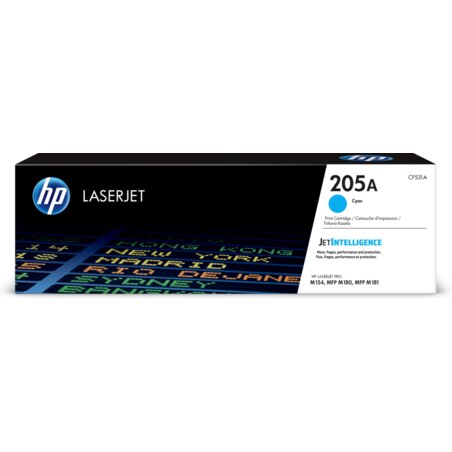 HP Cartucho de tóner Original LaserJet 205A cian