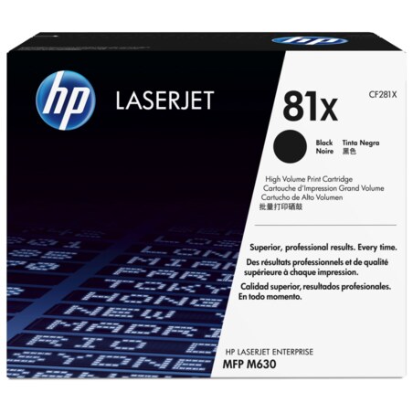 HP Cartucho de tóner original LaserJet 81X de alta capacidad negro