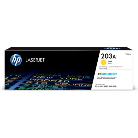 HP Cartucho de tóner Original LaserJet 203A amarillo