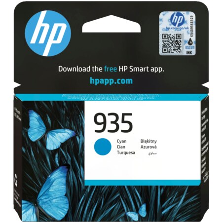 HP Cartucho de tinta original 935 cian