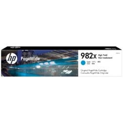 HP Cartucho PageWide 982X Original de alta capacidad cian