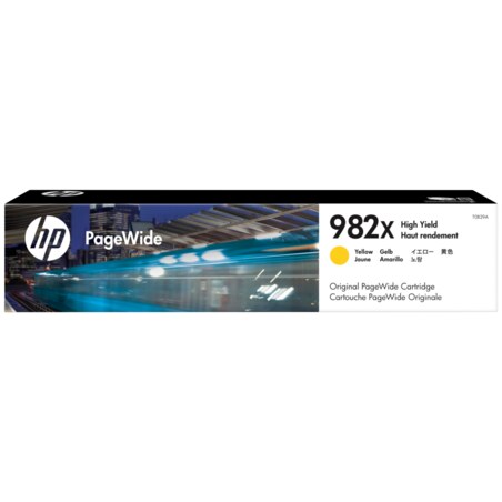 HP Cartucho PageWide 982X Original de alta capacidad amarillo