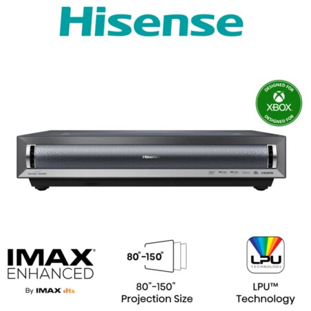 Hisense PX3-PRO Proyector de alcance ultracorto 2700 lúmenes ANSI DLP UHD 4K (3840x2160) Negro, Gris Oscuro