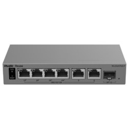 Ruijie Networks RG-ES207GS-P switch Gestionado L2 Gigabit Ethernet (10/100/1000) Energía sobre Ethernet (PoE) Gris