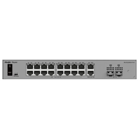 Ruijie Networks RG-ES220GS-P-V2 switch Gestionado L2 Gigabit Ethernet (10/100/1000) Energía sobre Ethernet (PoE) Gris