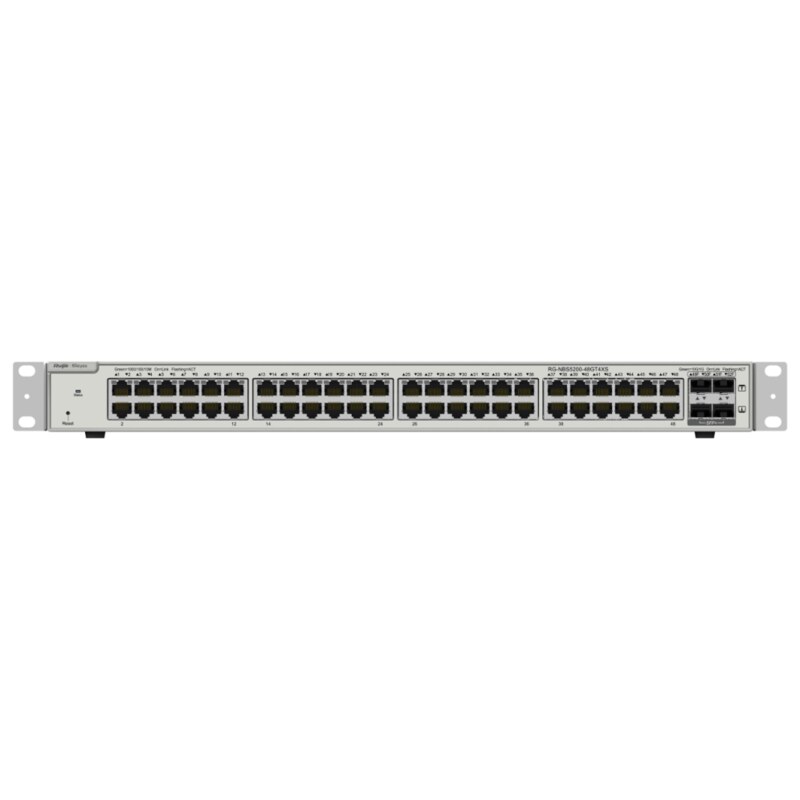 Ruijie Networks RG-NBS5200-48GT4XS switch Gestionado L3 Gigabit Ethernet (10/100/1000) Gris