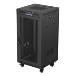 Lanberg FF01-6622-23BL armario rack 22U Rack o bastidor independiente Negro
