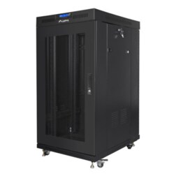 Lanberg FF01-8822-23BL armario rack 22U Rack o bastidor independiente Negro