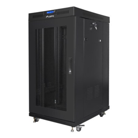 Lanberg FF01-8822-23BL armario rack 22U Rack o bastidor independiente Negro