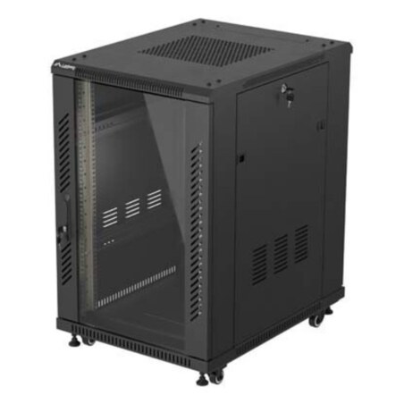 Lanberg FF01-6818-12B armario rack 18U Rack o bastidor independiente Negro