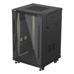 Lanberg FF01-6618-12B armario rack 18U Rack o bastidor independiente Negro