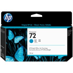 HP Cartucho de tinta DesignJet 72 cian de 130 ml