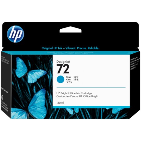 HP Cartucho de tinta DesignJet 72 cian de 130 ml