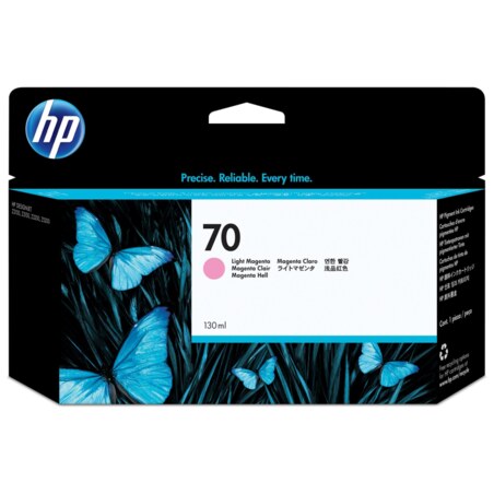 HP Cartucho de tinta 70 magenta claro de 130 ml
