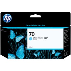 HP Cartucho de tinta 70 cian claro de 130 ml