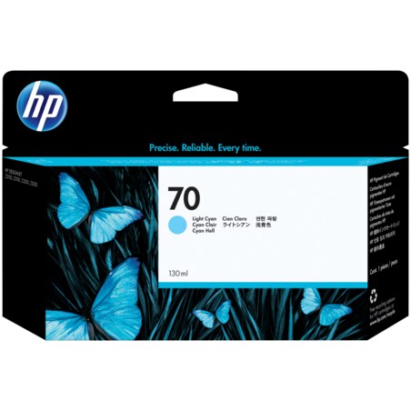 HP Cartucho de tinta 70 cian claro de 130 ml